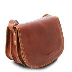 Светло-коричневая женская кожаная сумка Tuscany Leather Isabella TL9031 Med - Фото № 102