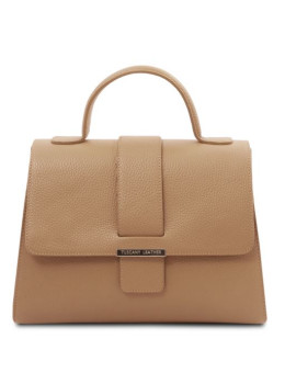 Жіноча шкіряна сумочка через плече TL BAG TL142156 CHAMPAGNE