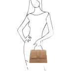 Жіноча шкіряна сумочка через плече TL BAG TL142156 CHAMPAGNE - Фотографія № 102