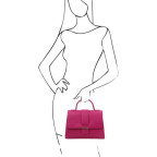 Женская кожаная сумочка через плечо TL BAG TL142156 Fuksia - Фото № 101