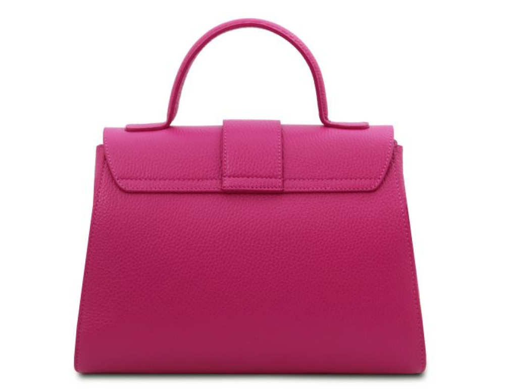 Женская кожаная сумочка через плечо TL BAG TL142156 Fuksia - Фото № 4