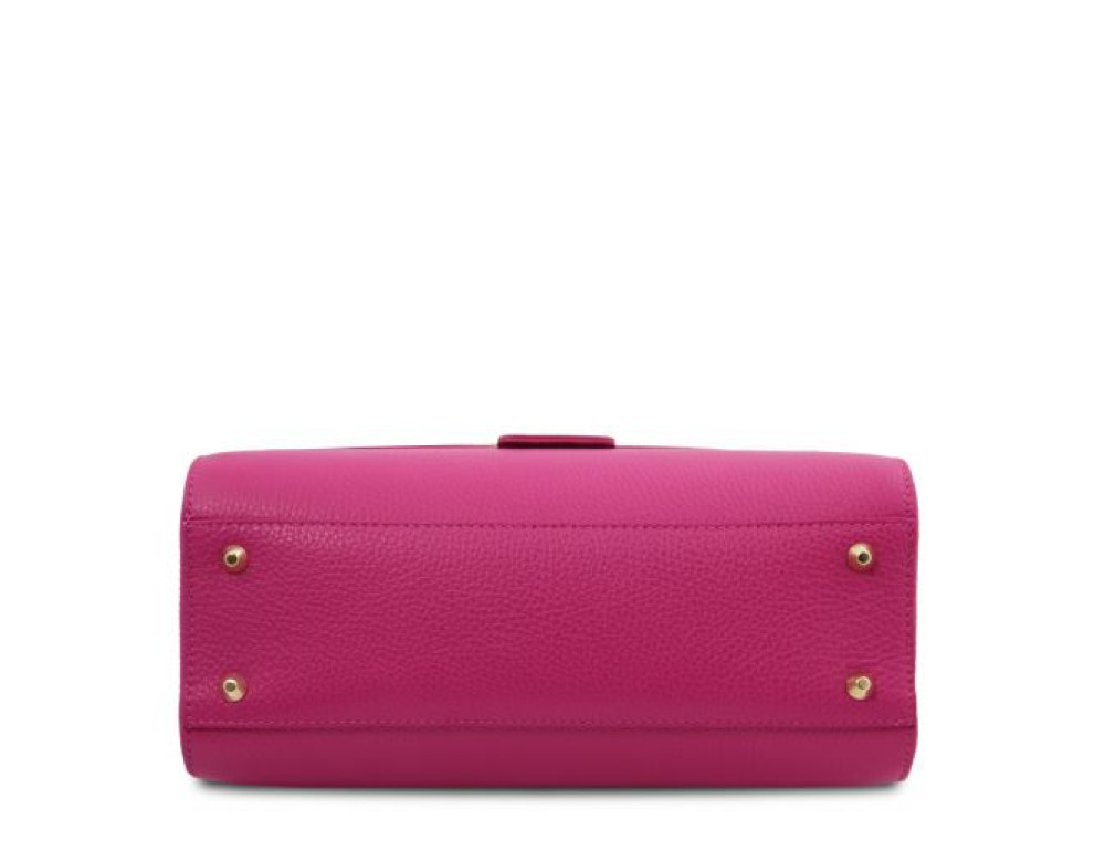 Женская кожаная сумочка через плечо TL BAG TL142156 Fuksia - Фото № 5