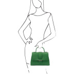 Жіноча шкіряна сумочка через плече TL BAG TL142156 Green - Фотографія № 101