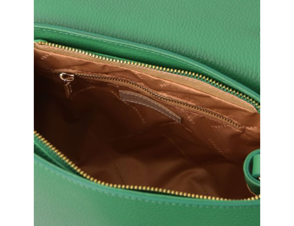 Жіноча шкіряна сумочка через плече TL BAG TL142156 Green - Фотографія № 7