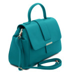 Жіноча шкіряна сумочка через плече TL BAG TL142156 turquoise - Фотографія № 102