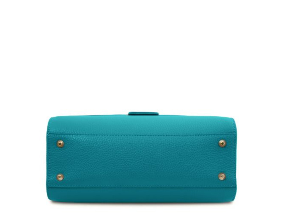 Жіноча шкіряна сумочка через плече TL BAG TL142156 turquoise - Фотографія № 5