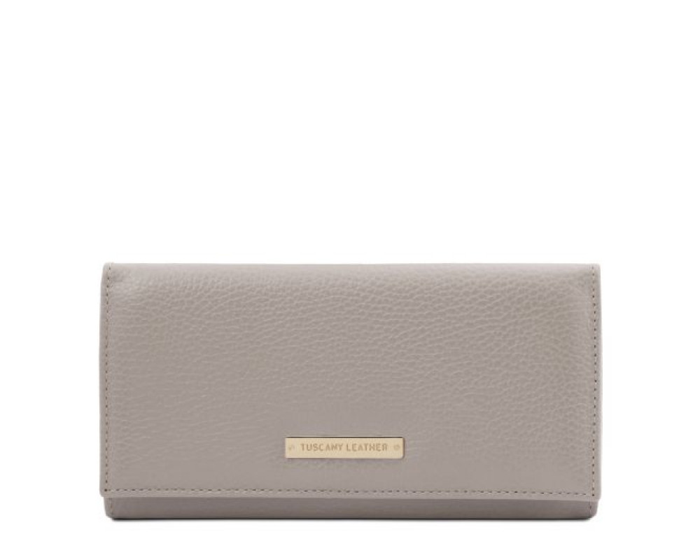 Шкіряний жіночий гаманець Tuscany Leather NEFTI TL142053 LIGHT GREY - Фотографія № 1 Шкіряний жіночий гаманець Tuscany Leather NEFTI TL142053 LIGHT GREY - Фотографія № 1
