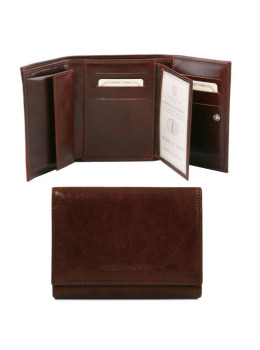 Женский кожаный кошелёк Tuscany Leather TL140790 DARK BROWN