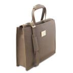 Шкіряний жіночий портфель Tuscany Leather Palermo tl141369 Black - Фотографія № 102