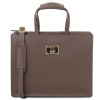 Шкіряний жіночий портфель Tuscany Leather Palermo tl141369 Gray Шкіряний жіночий портфель Tuscany Leather Palermo tl141369 Gray