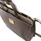 Шкіряний жіночий портфель Tuscany Leather Palermo tl141369 Gray - Фотографія № 106