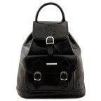 Шкіряний жіночий рюкзак Tuscany Leather Singapore TL9039 Black - Фотографія № 100