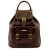 Шкіряний жіночий рюкзак Tuscany Leather Singapore TL9039 Dark Brown