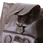 Шкіряний жіночий рюкзак Tuscany Leather Singapore TL9039 Dark Brown - Фотографія № 102