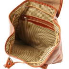 Шкіряний жіночий рюкзак Tuscany Leather Singapore TL9039 Dark Brown - Фотографія № 106