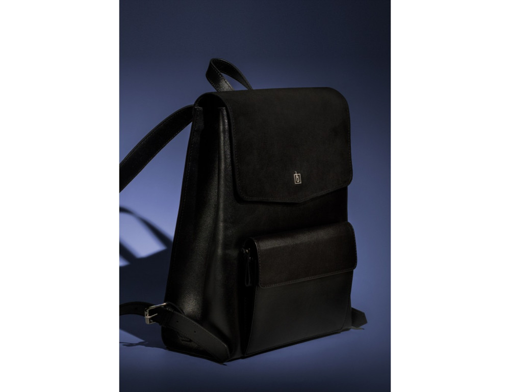 Класичний шкіряний рюкзак Blanknote Blank-Bag-1-black - Фотографія № 6