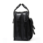 Кожаная сумка Tiding Bag B3-2020A чёрная - Фото № 102