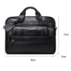 Кожаная сумка Tiding Bag B3-2020A чёрная - Фото № 105