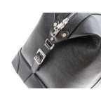 Чоловіча дорожня шкіряна сумка Black Diamond BD29A чорна - Фотографія № 105