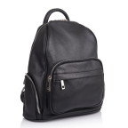 Чорний жіночий шкіряний рюкзак VIRGINIA CONTI - VC2238 Black - Фотографія № 100