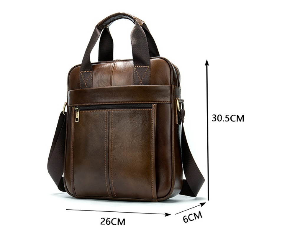 Коричнева ділова сумка Tiding Bag 14789C - Фотографія № 4