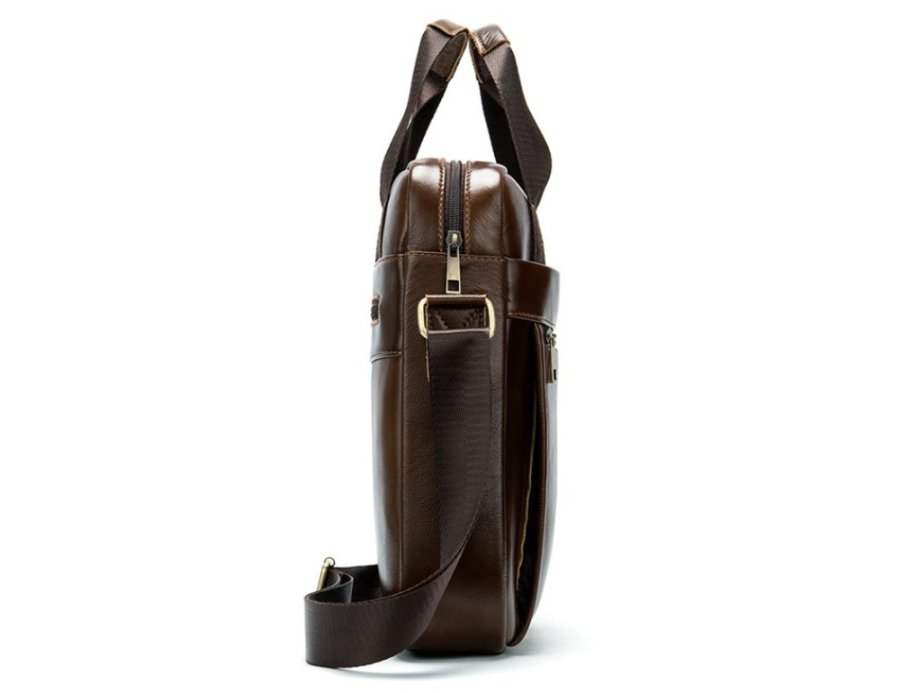 Коричнева ділова сумка Tiding Bag 14789C - Фотографія № 6