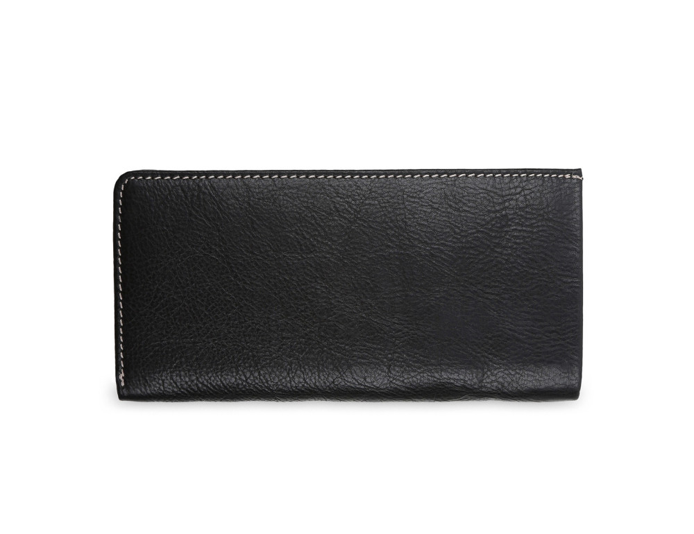 Чоловічий шкіряний портмоне Ashwood Leather 1558 Black - Фотографія № 3