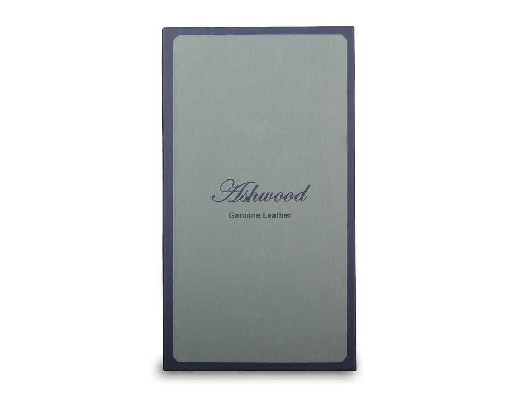Чоловічий шкіряний портмоне Ashwood Leather 1558 Black - Фотографія № 6