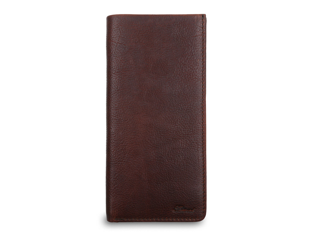 Тонкий чоловічий гаманець коричневого кольору Ashwood Leather 1558 Tan - Фотографія № 2