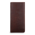 Тонкий чоловічий гаманець коричневого кольору Ashwood Leather 1558 Tan - Фотографія № 101
