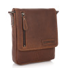 Коричнева шкіряна сумка через плече HILL BURRY - VC10041HB Brown Коричнева шкіряна сумка через плече HILL BURRY - VC10041HB Brown