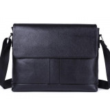 Чорна горизонтальна сумка формату а-4 Tiding Bag 2121A