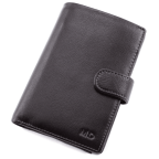 Чорний шкіряний портмоне під документи MD Leather 22-302b - Фотографія № 100