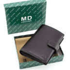 Чорний шкіряний портмоне під документи MD Leather 22-302b - Фотографія № 107