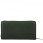Зелений шкіряний гаманець на блискавки Smith & Canova 26813 DKGREEN Josephine - Фотографія № 101