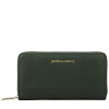 Зелений шкіряний гаманець на блискавки Smith & Canova 26813 DKGREEN Josephine Зелений шкіряний гаманець на блискавки Smith & Canova 26813 DKGREEN Josephine