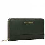 Зелений шкіряний гаманець на блискавки Smith & Canova 26813 DKGREEN Josephine - Фотографія № 103