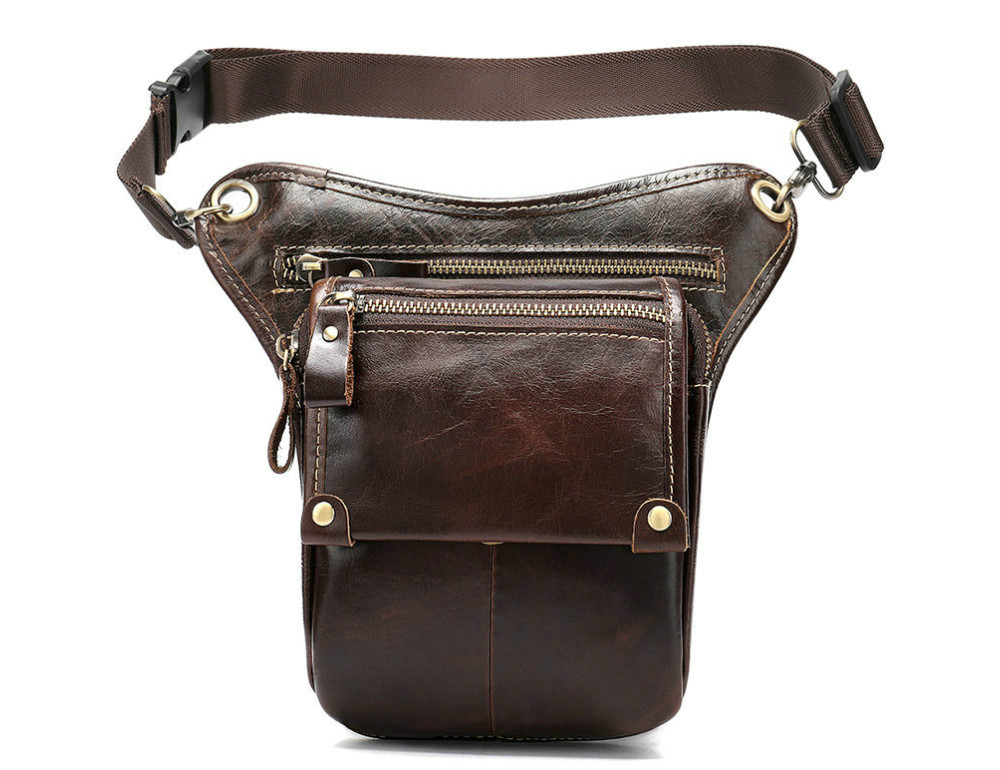 Коричнева сумка на ногу Tiding Bag 3237C - Фотографія № 4