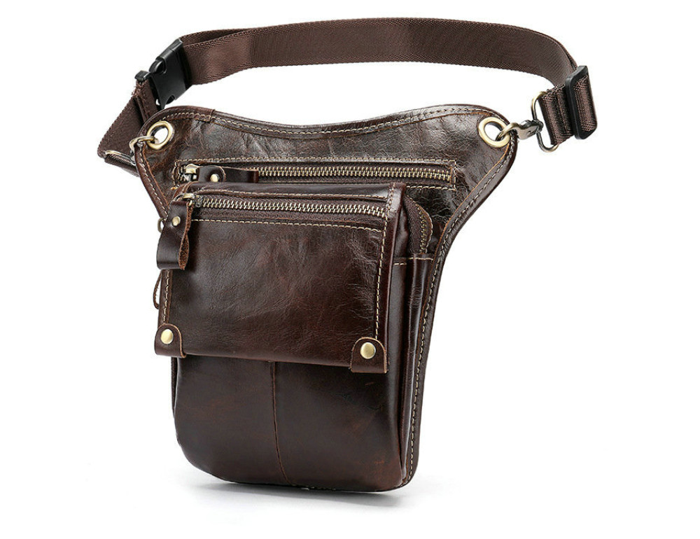 Коричнева сумка на ногу Tiding Bag 3237C - Фотографія № 6