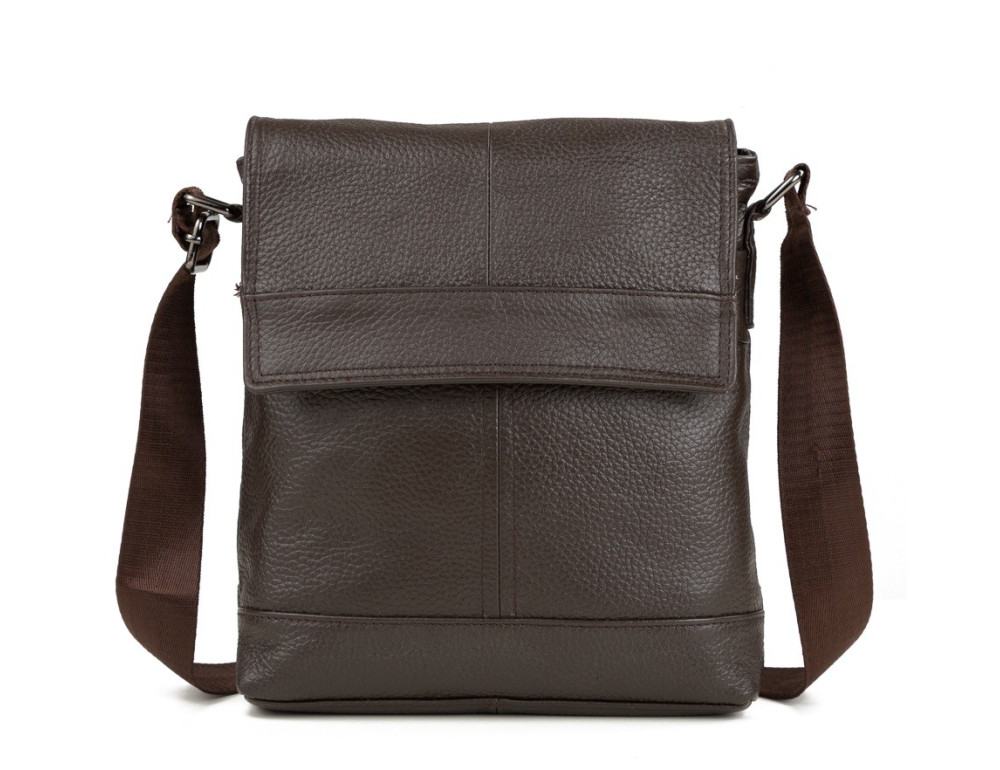 Мужская кожаная сумка-мессенджер TIDING BAG M38-3822C - Фото № 6