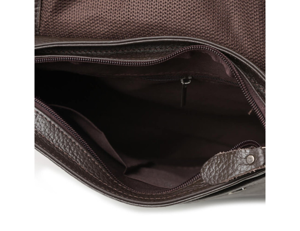 Мужская кожаная сумка-мессенджер TIDING BAG M38-3822C - Фото № 3