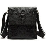 Чорна сумка через плече Tiding Bag 4010A