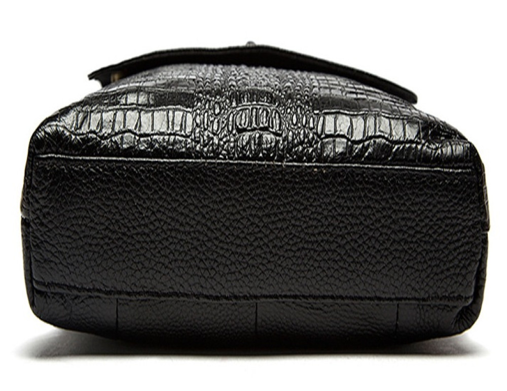 Чорна сумка через плече Tiding Bag 4010A - Фотографія № 5