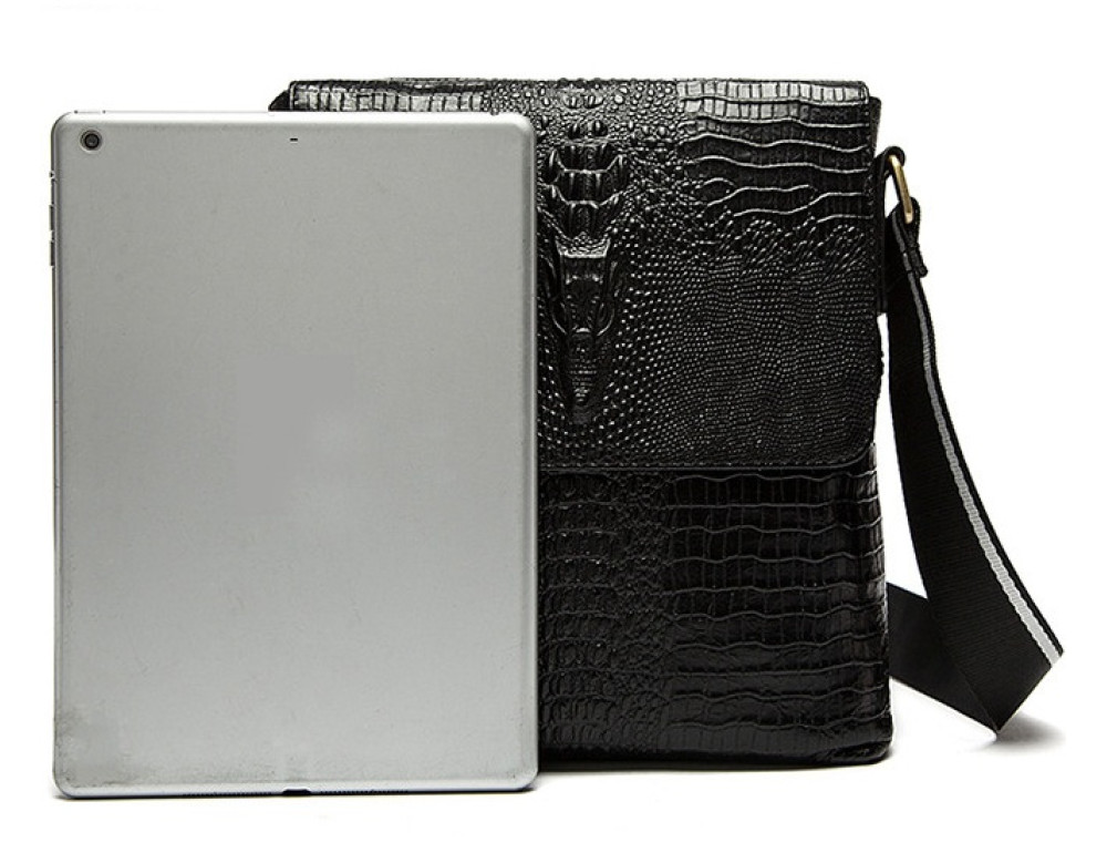 Чорна сумка через плече Tiding Bag 4010A - Фотографія № 6