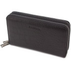 Чорний шкіряний клатч на дві блискавки Marco Coverna 5902B (JP) black - Фотографія № 100