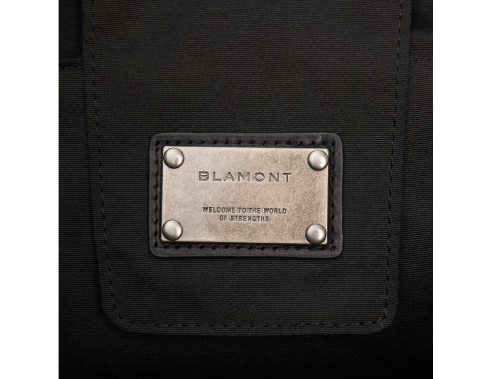 Чорна класична сумка під ноутбук Blamont P5912061 - Фотографія № 13