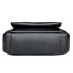 Чорна шкіряна сумка-месенджер Tiding Bag 6026A - Фотографія № 104
