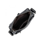 Чорна шкіряна сумка-месенджер Tiding Bag 6026A - Фотографія № 107