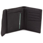 Чорний шкіряний портмоне на магнітах MD Leather Collection 604-a - Фотографія № 101