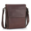 Коричневый кожаный мессенджер среднего размера Tiding Bag 7055B-2 Коричневый кожаный мессенджер среднего размера Tiding Bag 7055B-2